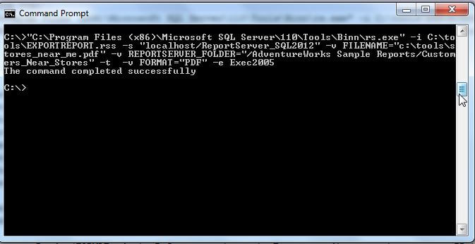 Export Report Success