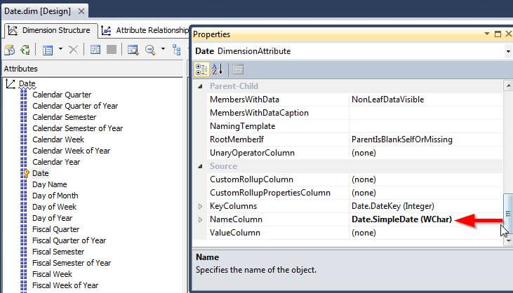 Name field string