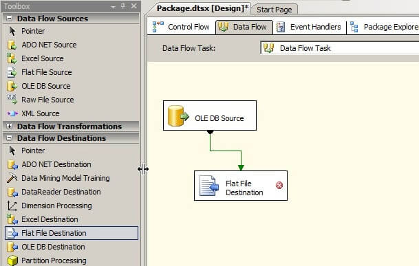 Data Flow tasks