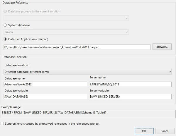 Add Database Reference