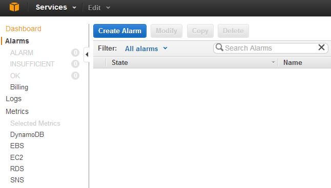 Creating an alarm