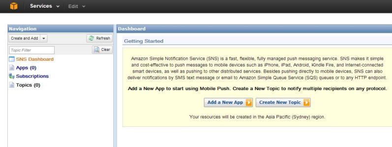 SNS Dashboard