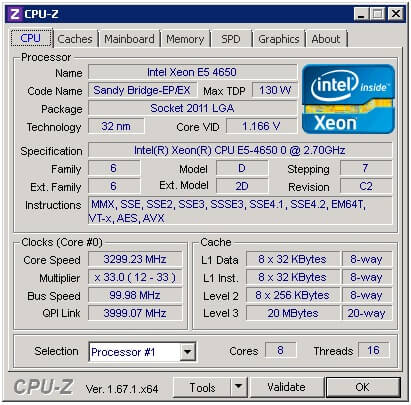 When the Windows Server power plan is changed to High Performance
