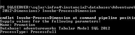 Second way to process a dimension