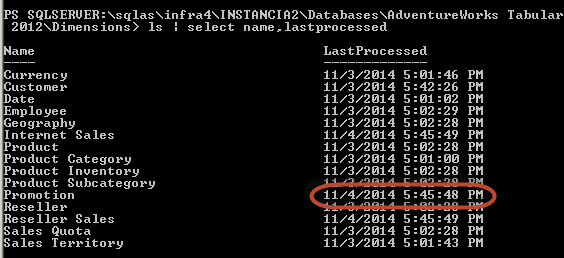 Last processed date updated