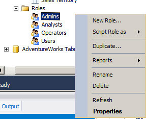 Tabular roles