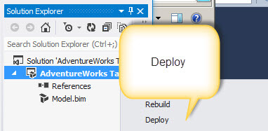 Deploy tabular project