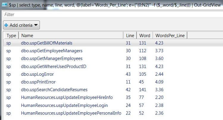 Lines of Code