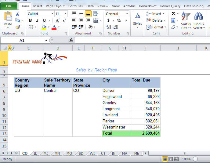 Excel Page Break