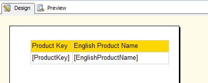 Adding Tablix