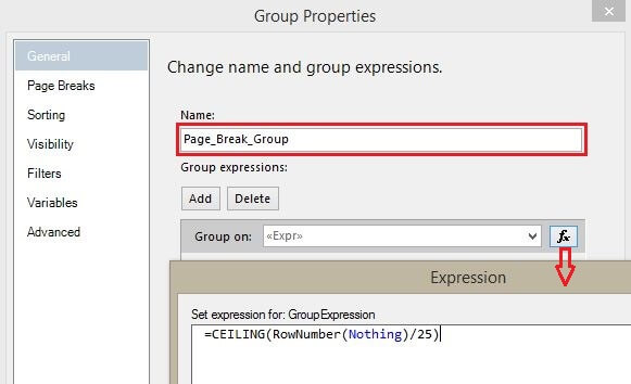 Group Properties - Group Name