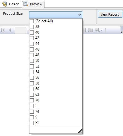Multi Value Parameter Without NULL Value
