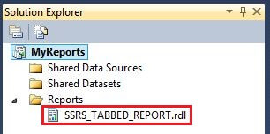 Adding New Report