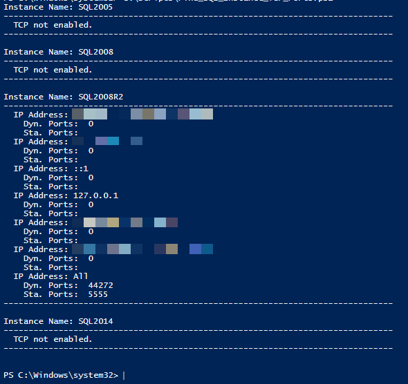 Automating a Crawl Through All the Instances on a Server