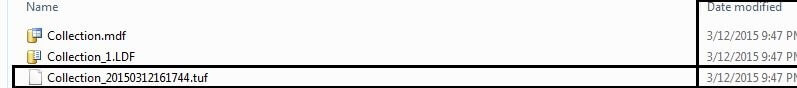 TUF file generated in data folder