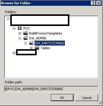 TFS Build Source Settings Browse