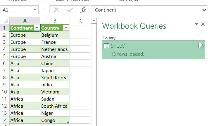 Query object
