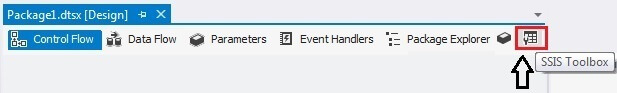 Trick To Make SSIS Toolbox Visible Method 1