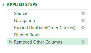 Applied Steps