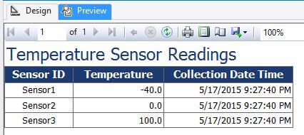 Original report preview