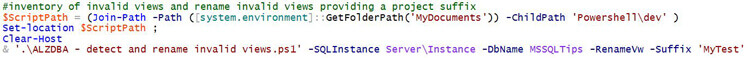 Detection and rename mode