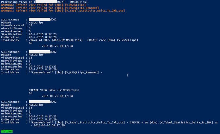 Detect invalid view