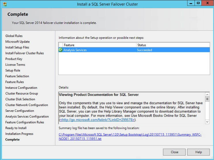 SQLSetup_Complete