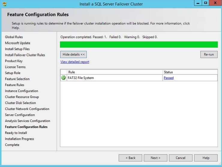 SQLSetup_FeatureRulesCheck