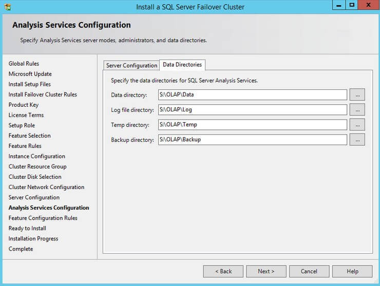 SQLSetup_SSAS_Folders