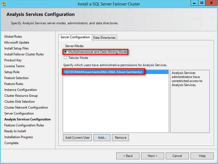 SQLSetup_SSAS_Mode