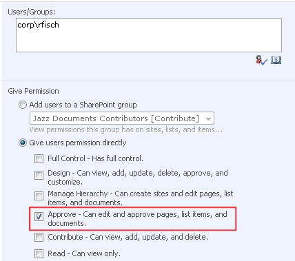 8 Approver Permission
