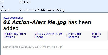 4 Alert Email