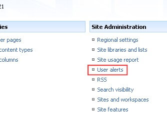 6 User Alerts