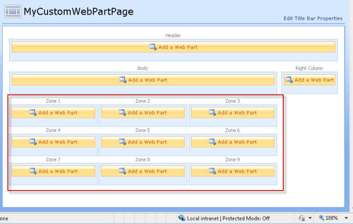 web part