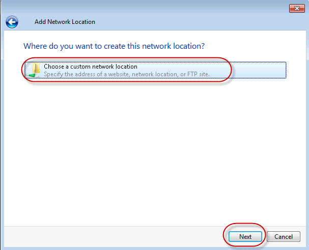 network location