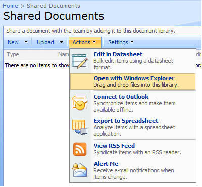 SharePoint Windows Explorer Mode Not Working