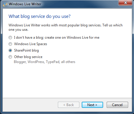 Live Writer Installer