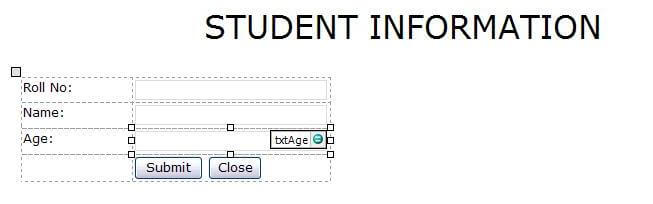 student information