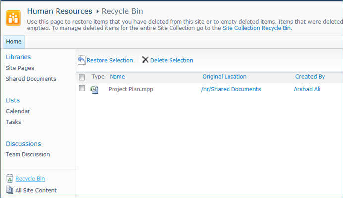 recycle bin