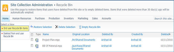 recycle bin