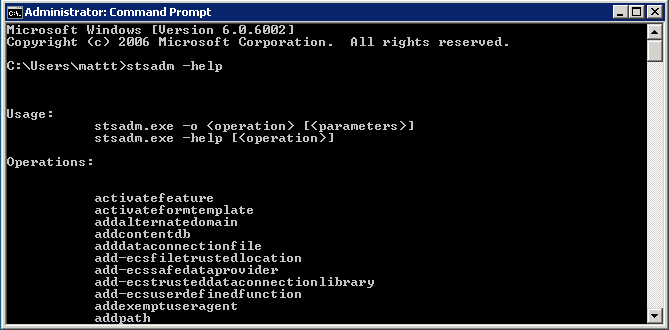 command prompt