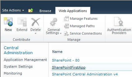 sharepoint first app