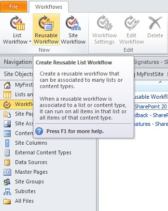 reusable workflow