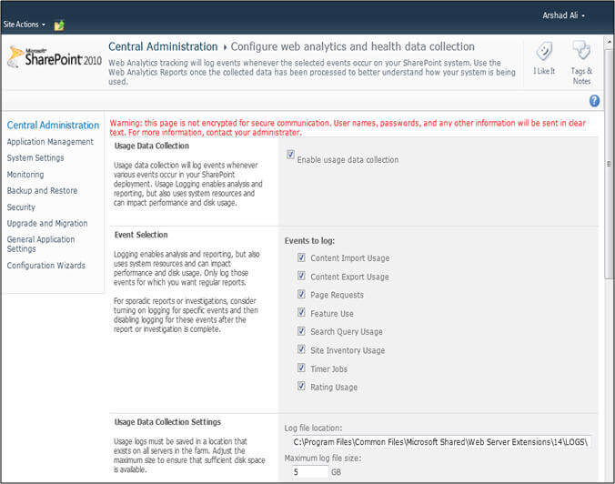 configure web