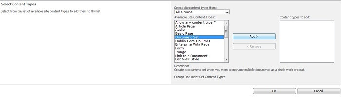 document set