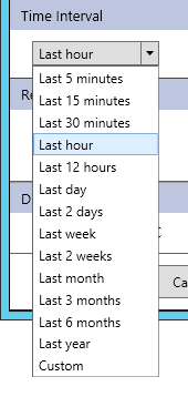 Configure Time Interval