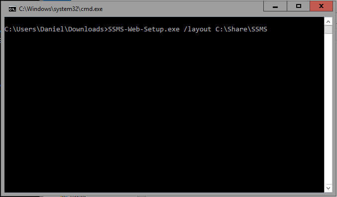 Screen Capture of Command Window.