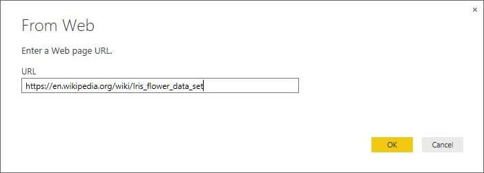 Pull data from the Iris Flower Data Set
