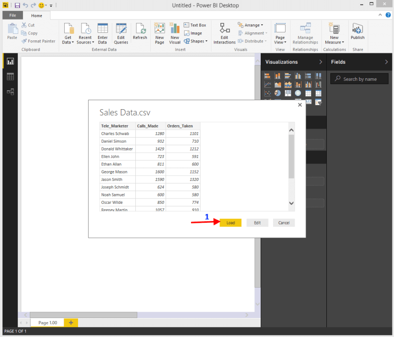 Load Preview Window