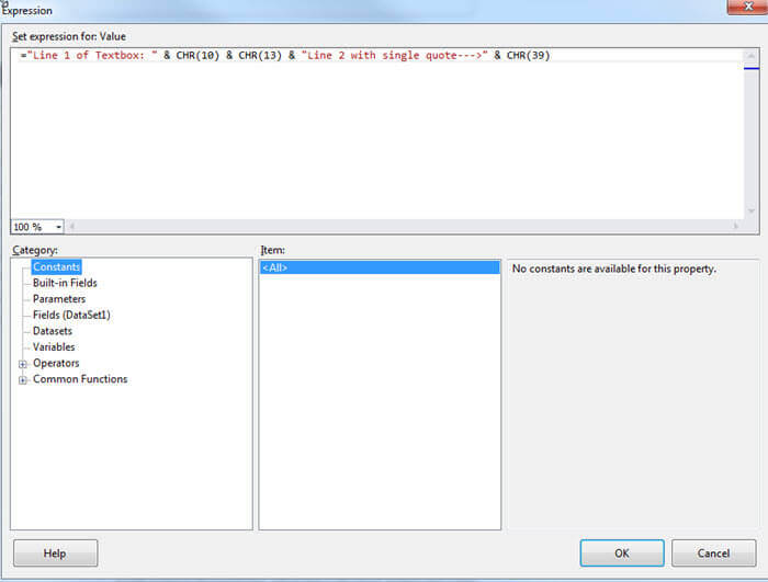 SSRS String Manipulation